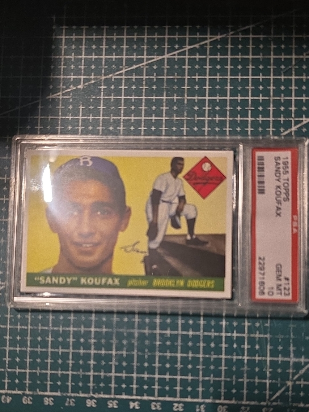 1955 Topps Sandy Koufax PSA 10 Baseball Card